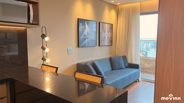 Studio Pinheiros | 39m² | Arrumação diária