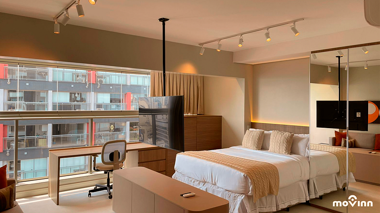 Pinheiros Apartment | 39m² | Daily cleaning