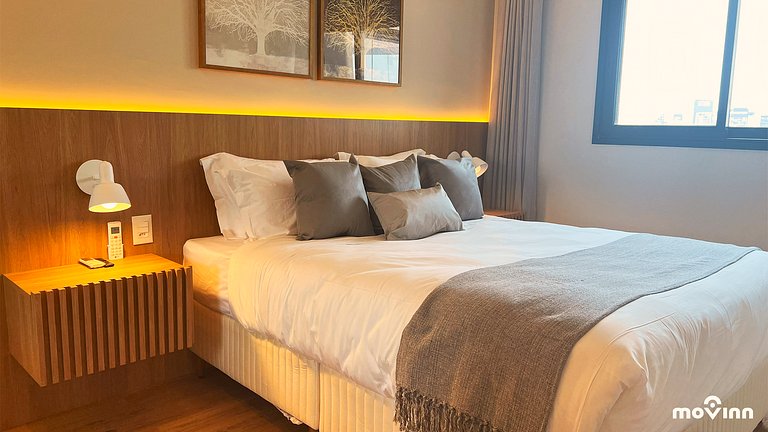 Expand | 2 dormitórios | Sofá-Cama| Com Vaga | 73m² | Arruma