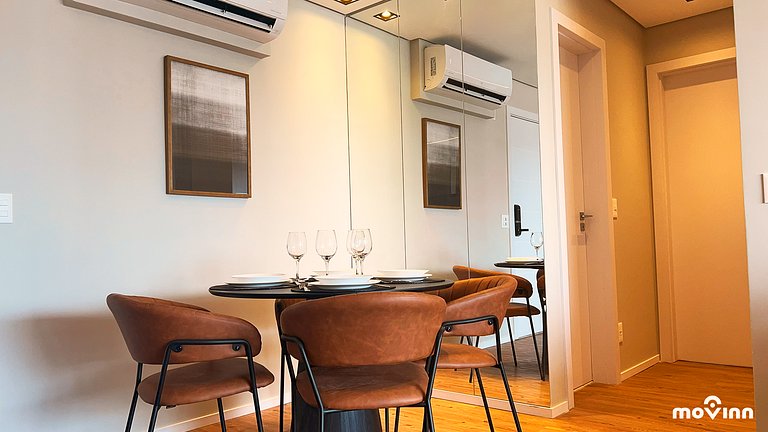 Expand | 2 dormitórios | Sofá-Cama| Com Vaga | 73m² | Arruma