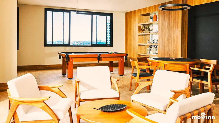 Expand |1 dorm| Sofá-Cama| C/ Vaga|48m²|Arr Diária