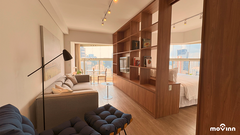 Studio Pinheiros | 49m² | Arrumação diária