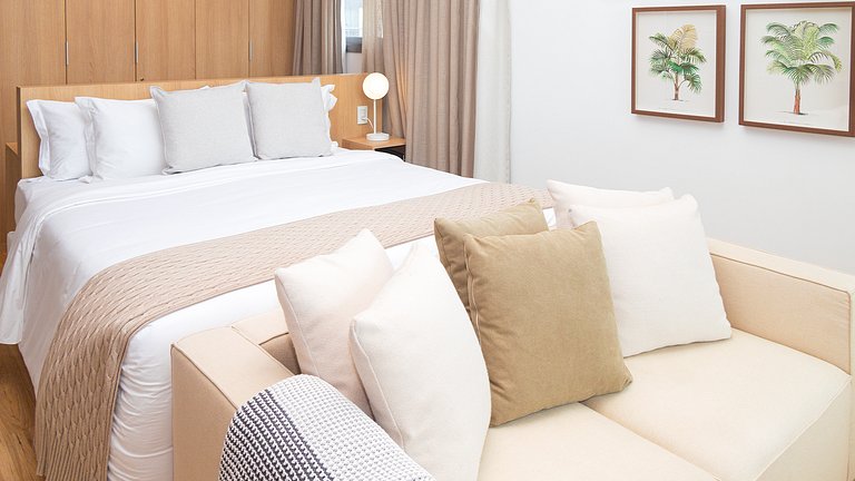 Studio Pinheiros | 39m² | Arrumação diária
