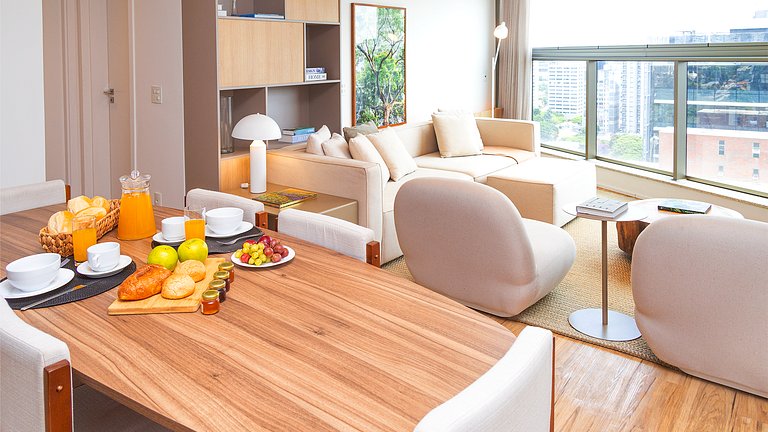 White | 2BR w/Parking | 85m² | Daily Cleaning