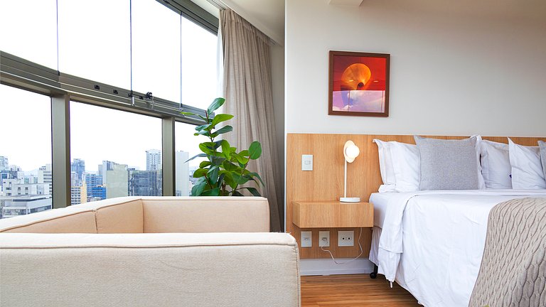 White | 2BR w/Parking | 85m² | Daily Cleaning