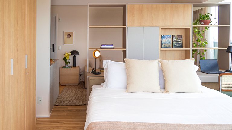 Studio Pinheiros | 49m² | Arrumação diária