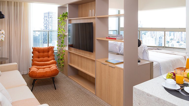 Studio Pinheiros | 49m² | Arrumação diária