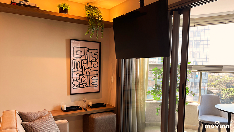 Apartamento Pinheiros | 39m² | orden diario