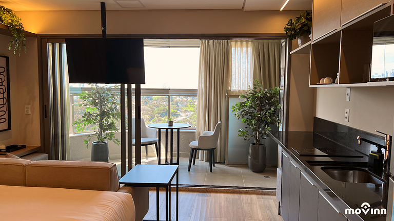 Apartamento Pinheiros | 39m² | orden diario