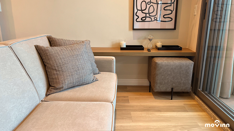 Studio Pinheiros | 39m² | Arrumação diária