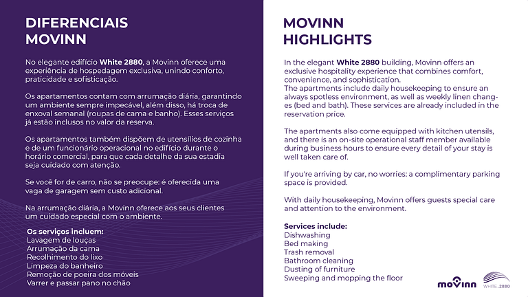 Pinheiros Apartment | 85m² | Daily cleaning