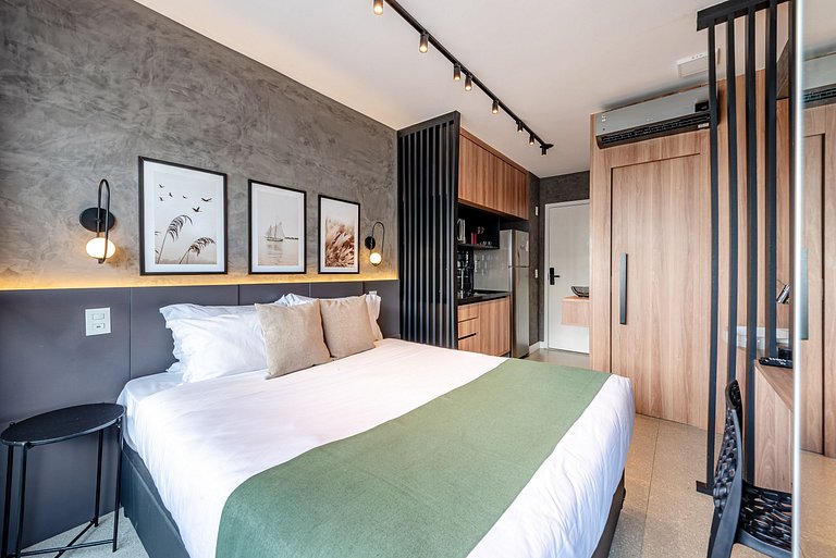Nine | Estudio Elegante | 23m² | Av. Nove de Julho