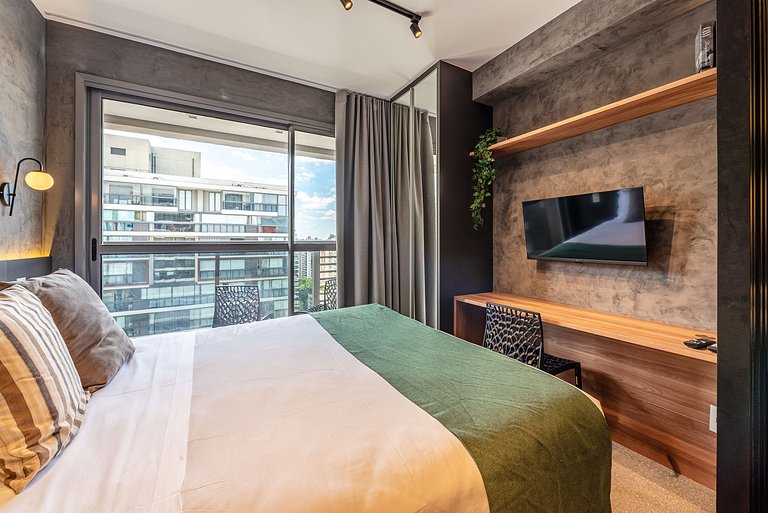 Nine | Estudio Elegante | 23m² | Av. Nove de Julho
