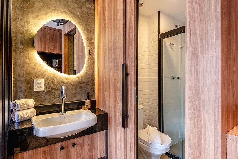 Nine | Estudio Elegante | 23m² | Av. Nove de Julho