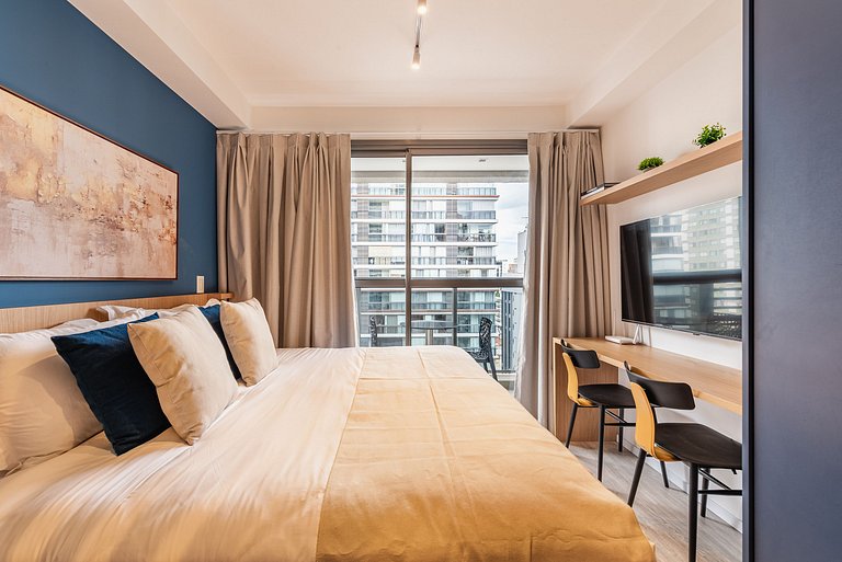 Studio Nine | Mais Conforto | Cama King + Bi-cama ou Cama Tw