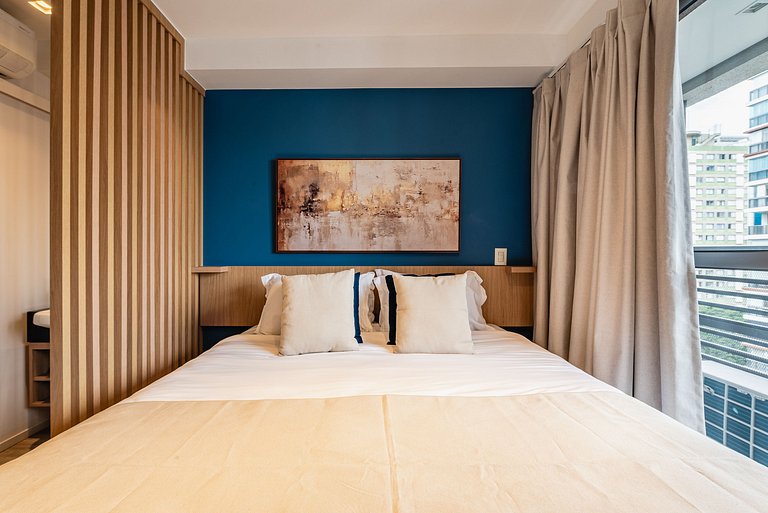 Studio Nine | Mais Conforto | Cama King + Bi-cama ou Cama Tw