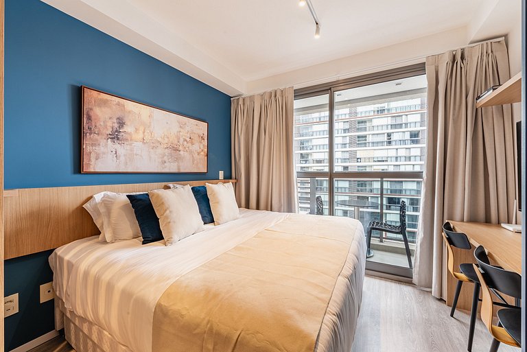 Studio Nine | Mais Conforto | Cama King + Bi-cama ou Cama Tw