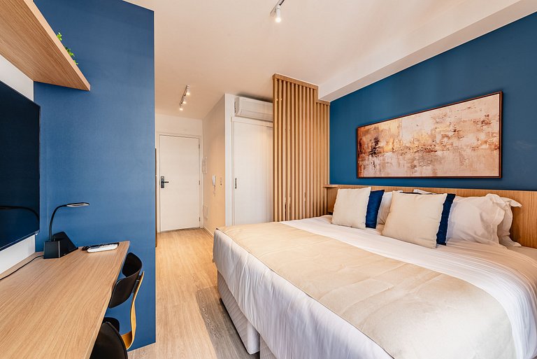 Studio Nine | Mais Conforto | Cama King + Bi-cama ou Cama Tw