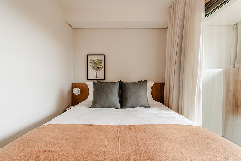 White | 2 dormitórios | Cama King/Twin | com vaga | 85m² | A