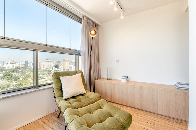 White | 1 dormitório | Com vaga | 75m² | Arrumação Diária