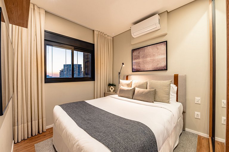Expand |1 dorm| Sofá-Cama| C/ Vaga|48m²|Arr Diária