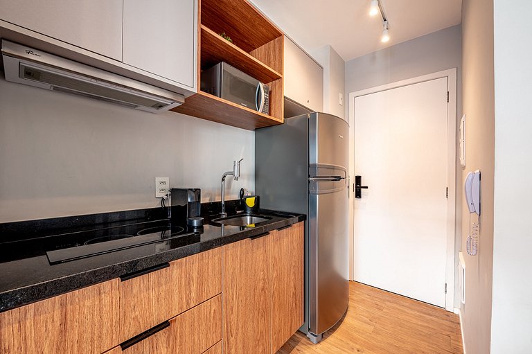 Nine | Estúdio com sofá-cama | 30m² | Av. Nove de Julho