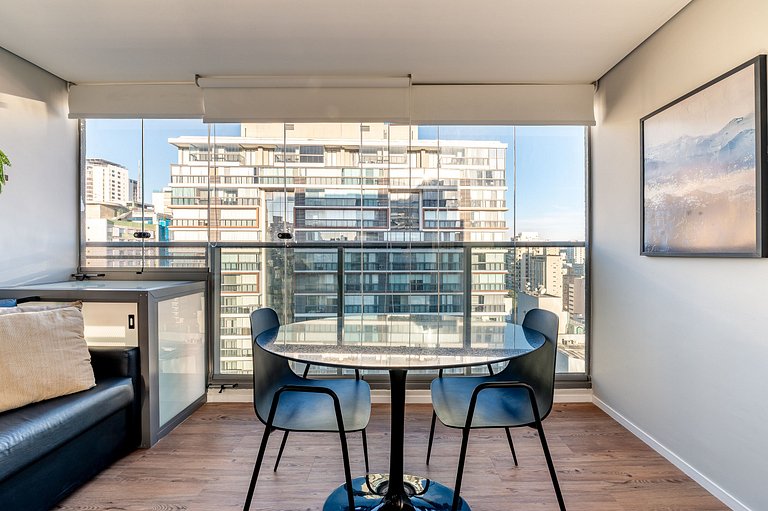 Nine | Estúdio com sofá-cama | 30m² | Av. Nove de Julho