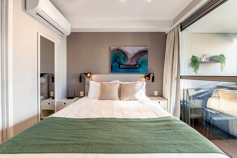 Nine | Estudio con sofa-cama | 30m² | Av. Nove de Julho