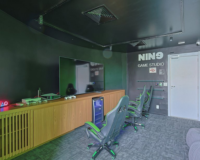 Nine | 1 dormitório |  Sofá-Cama | com vaga | 33m²